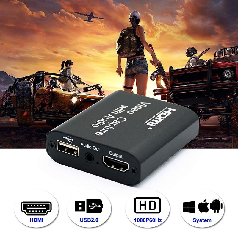 ORIVISION Video Capture Card with Loop Out, HDMI USB 2.0 4K HD 1080P 60FPS Game Capture Video Audio Recorder for Live Streaming for PS3/ PS4 /Xbox One/DSLR/Camcorders/Action Cam - Image 5